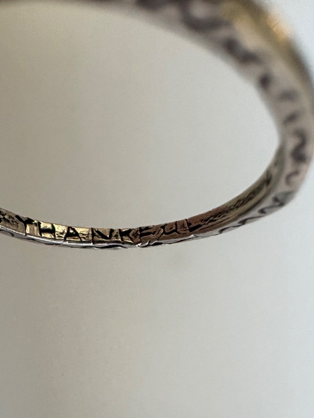 JES MAHARRY STERLING SILVER VITALITY RING SIZE 8. - Picture 6 of 6